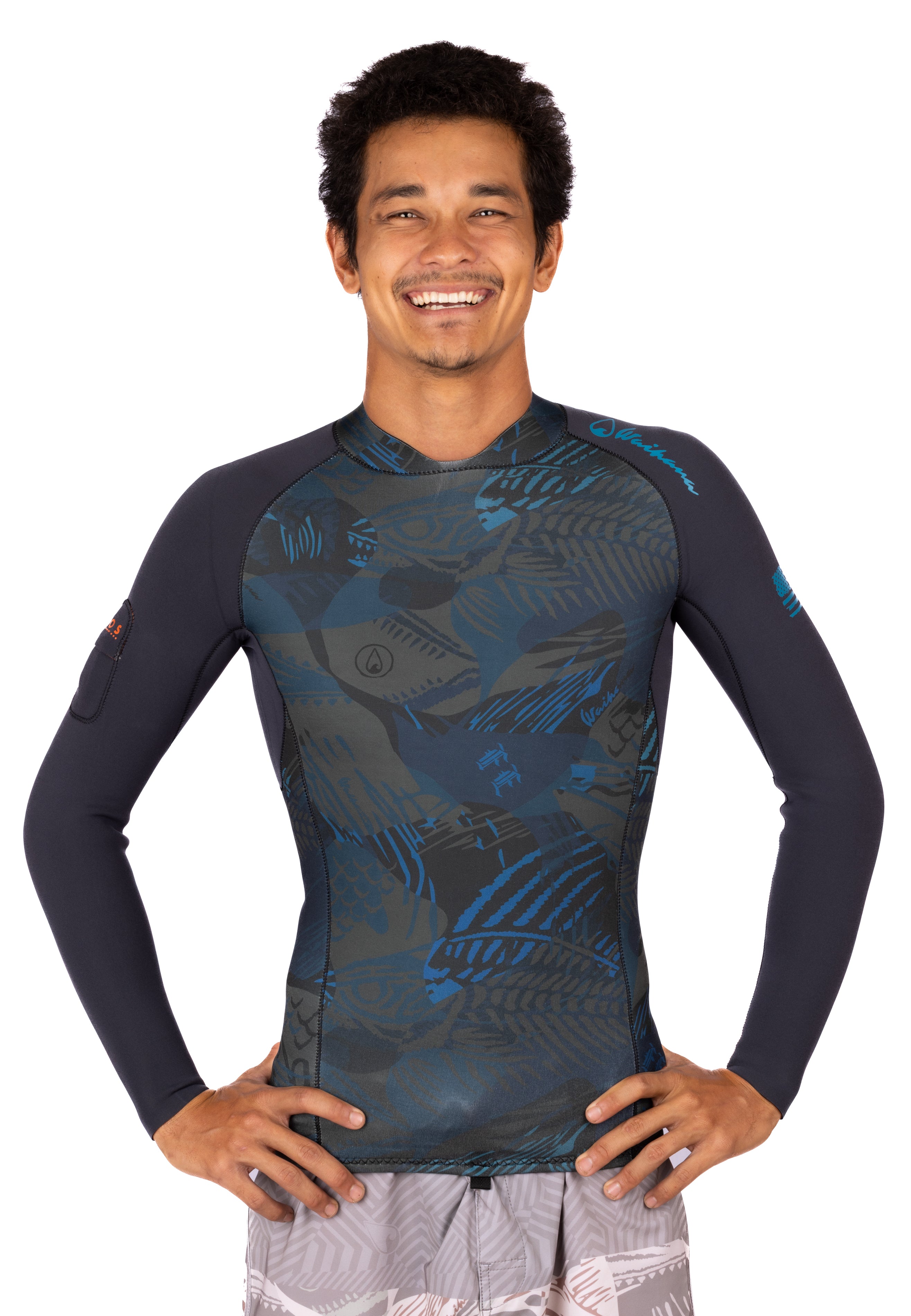 Men's Field Ethos Rear-zip Surf Top – WAIHANA