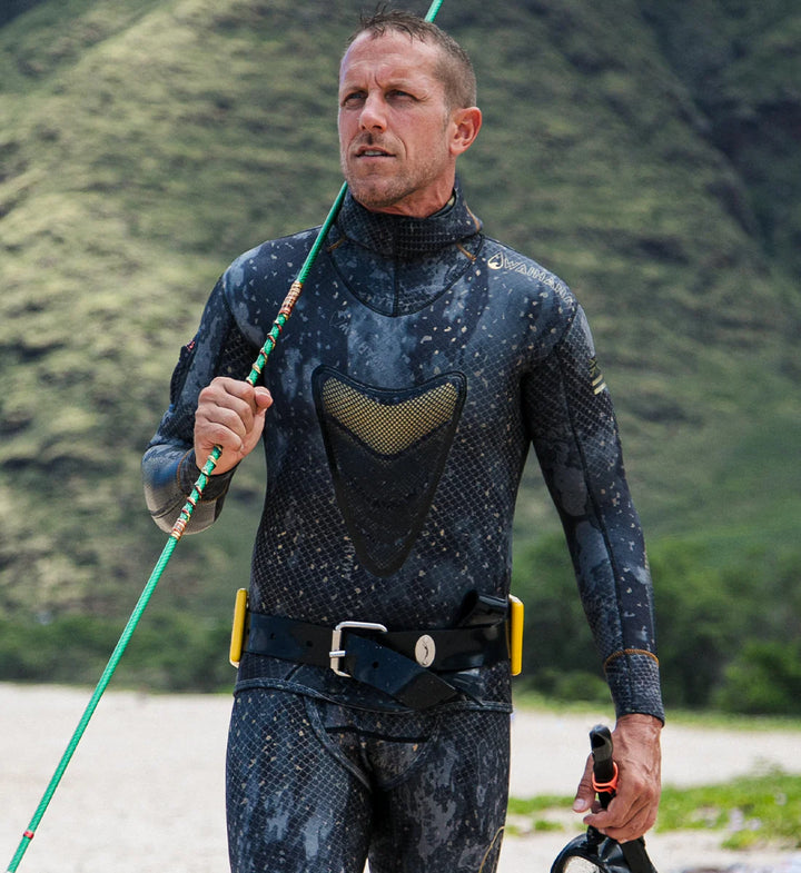 Cinturón de buceo de roca de lava