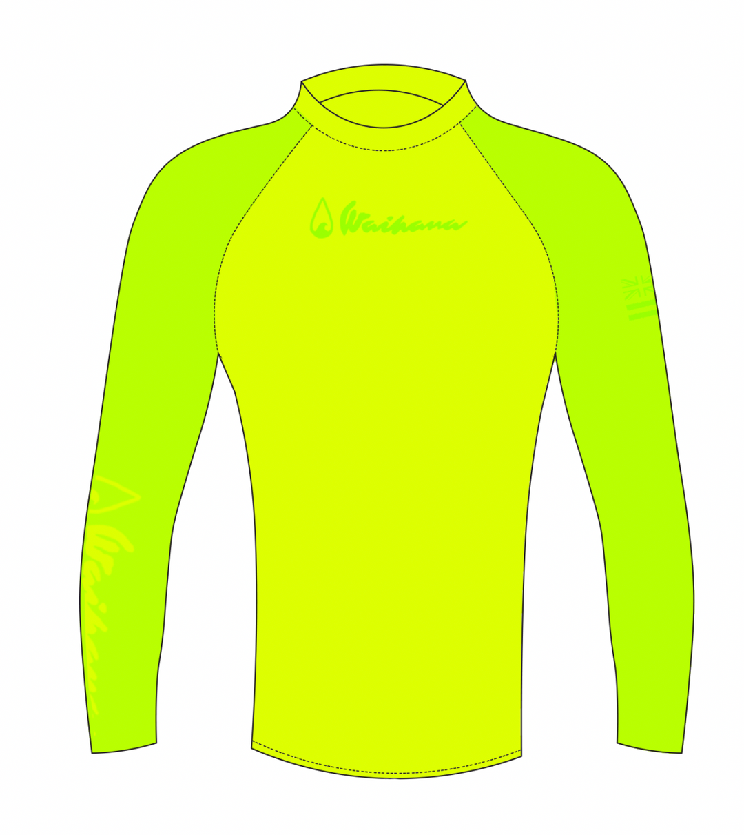 Children's Lime Long Sleeve Rashguard