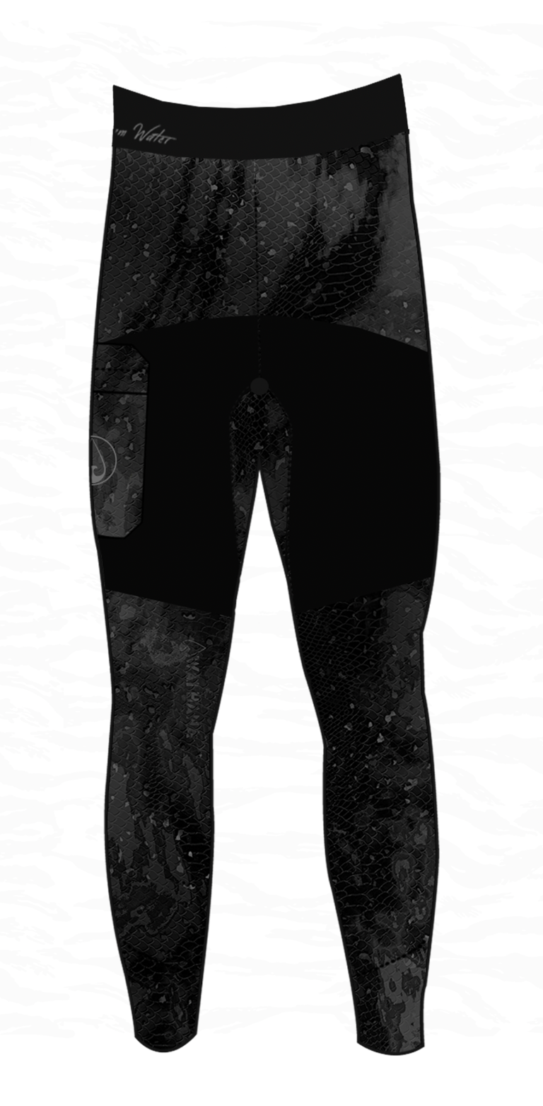 Pantalon taille haute noir Tropicam