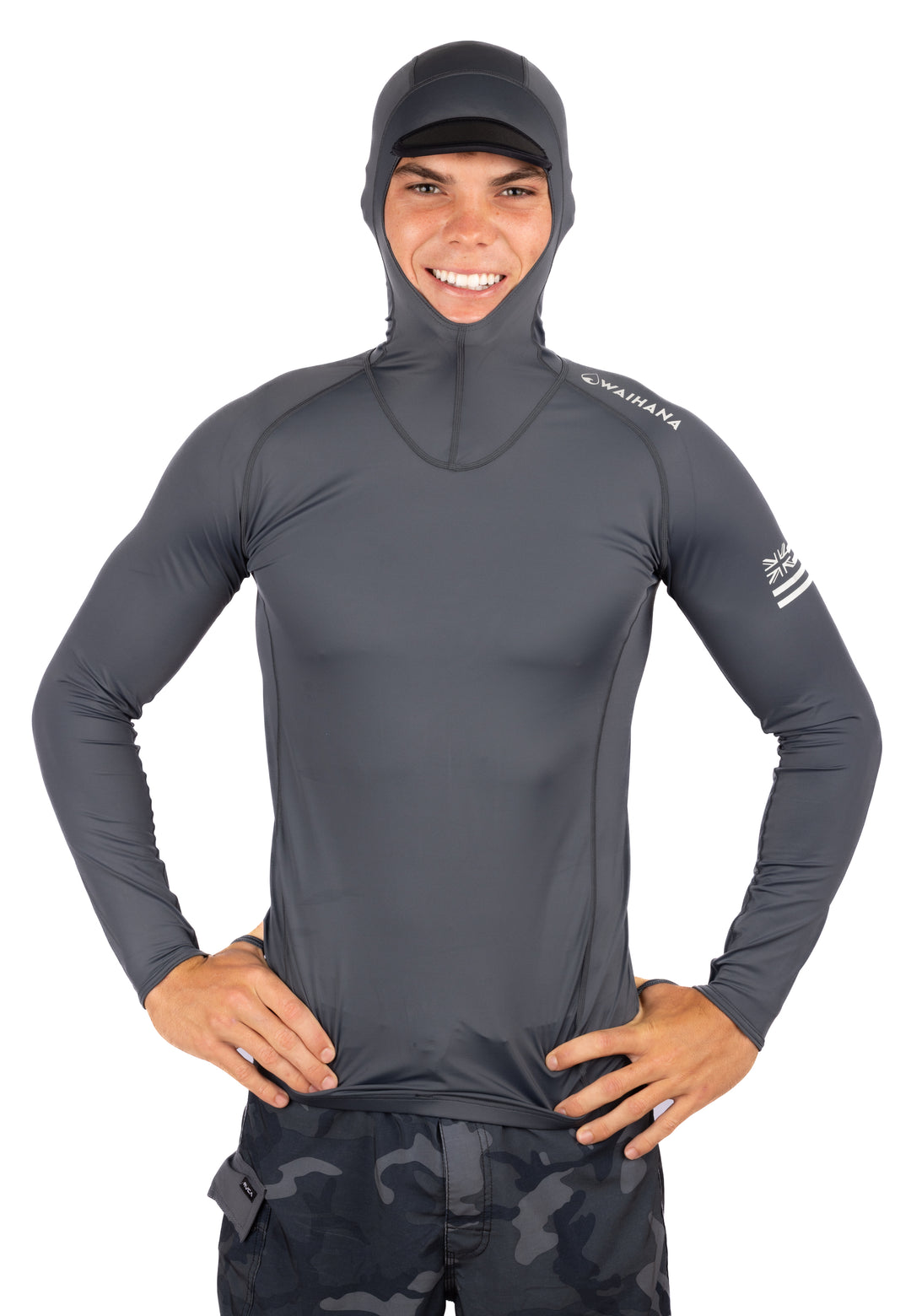 Rashguard de surf con capucha Carvico antracita