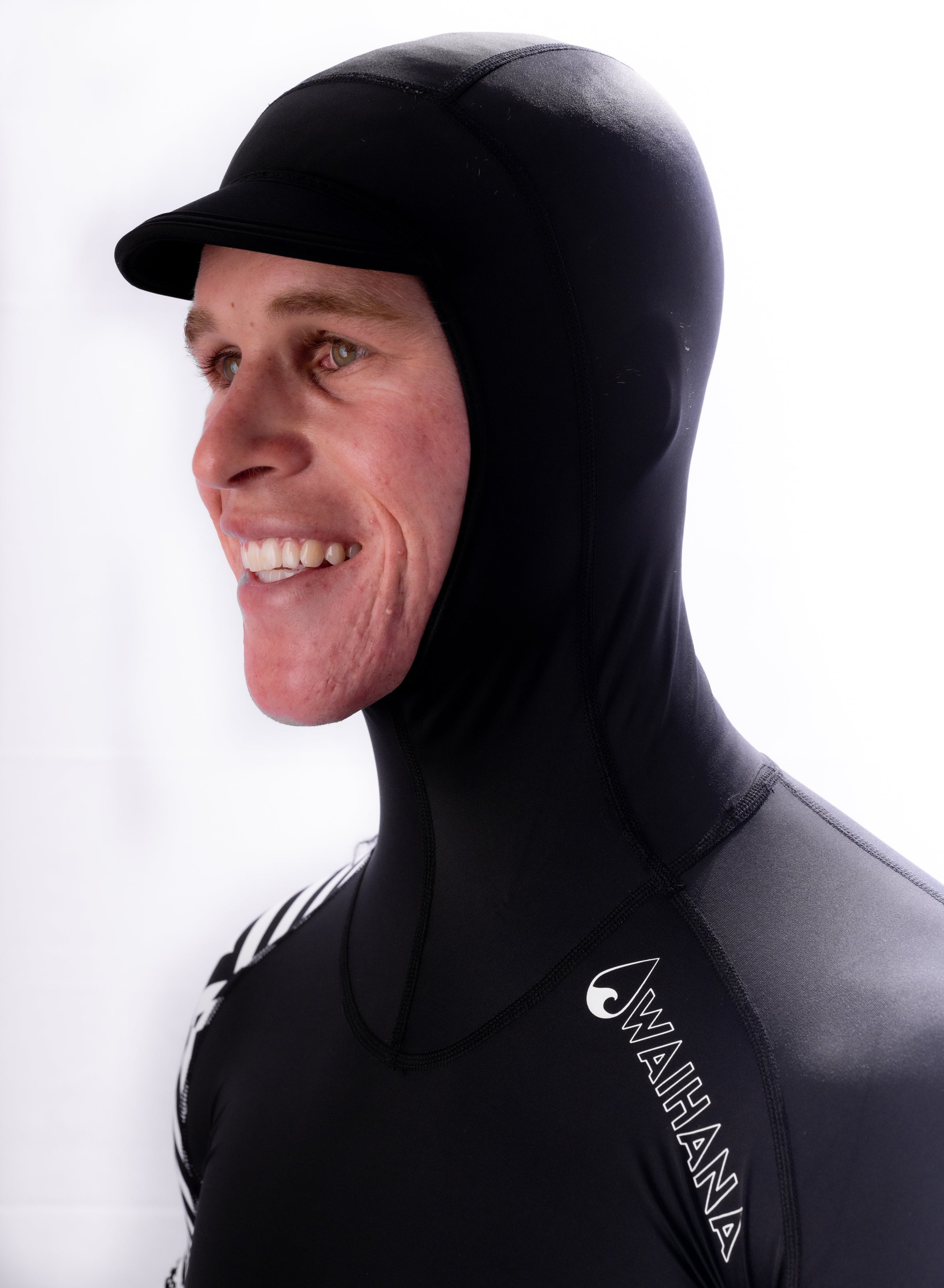 Black Carvico Hooded Surf Rashguard – WAIHANA