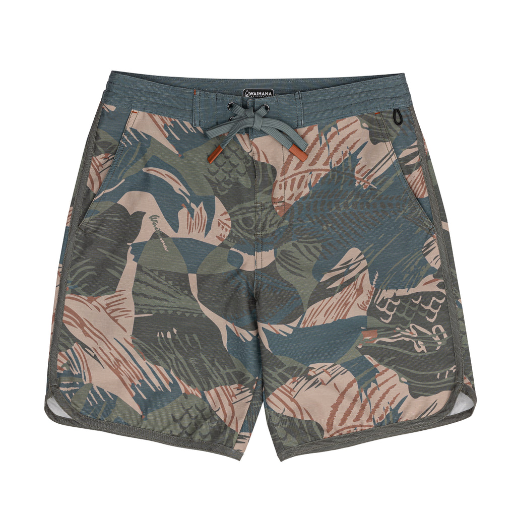 Hawaiian Brushstroke Cruiser Shorts – WAIHANA