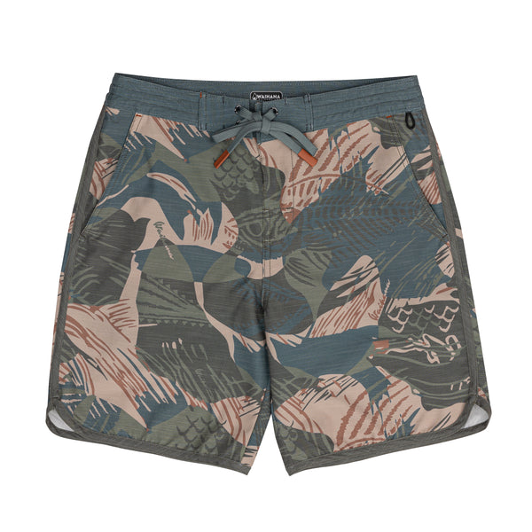 Hawaiian Brushstroke Cruiser Shorts – WAIHANA