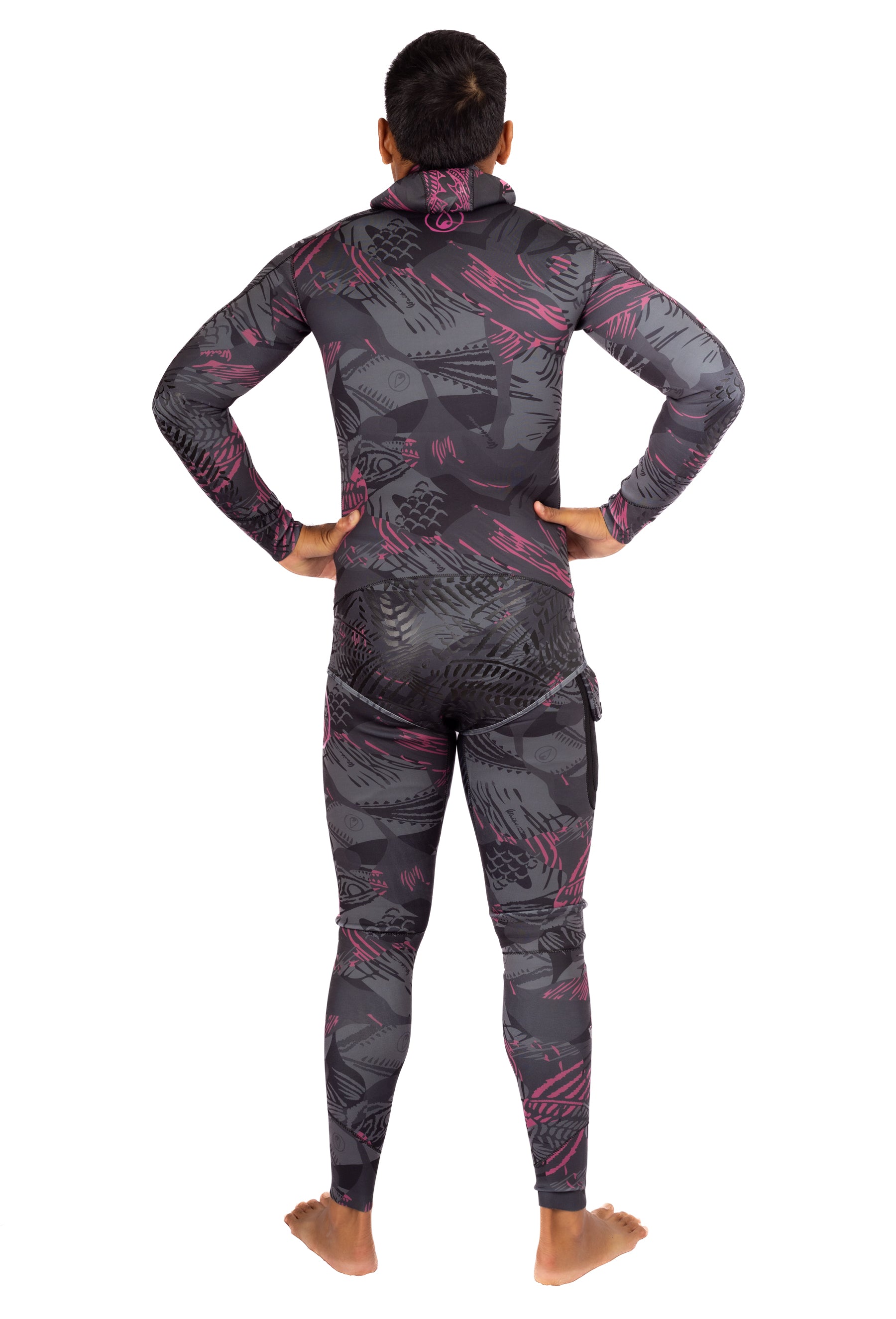 Men's Pink Fishbone Spearfishing 1.5mm Wetsuit – WAIHANA