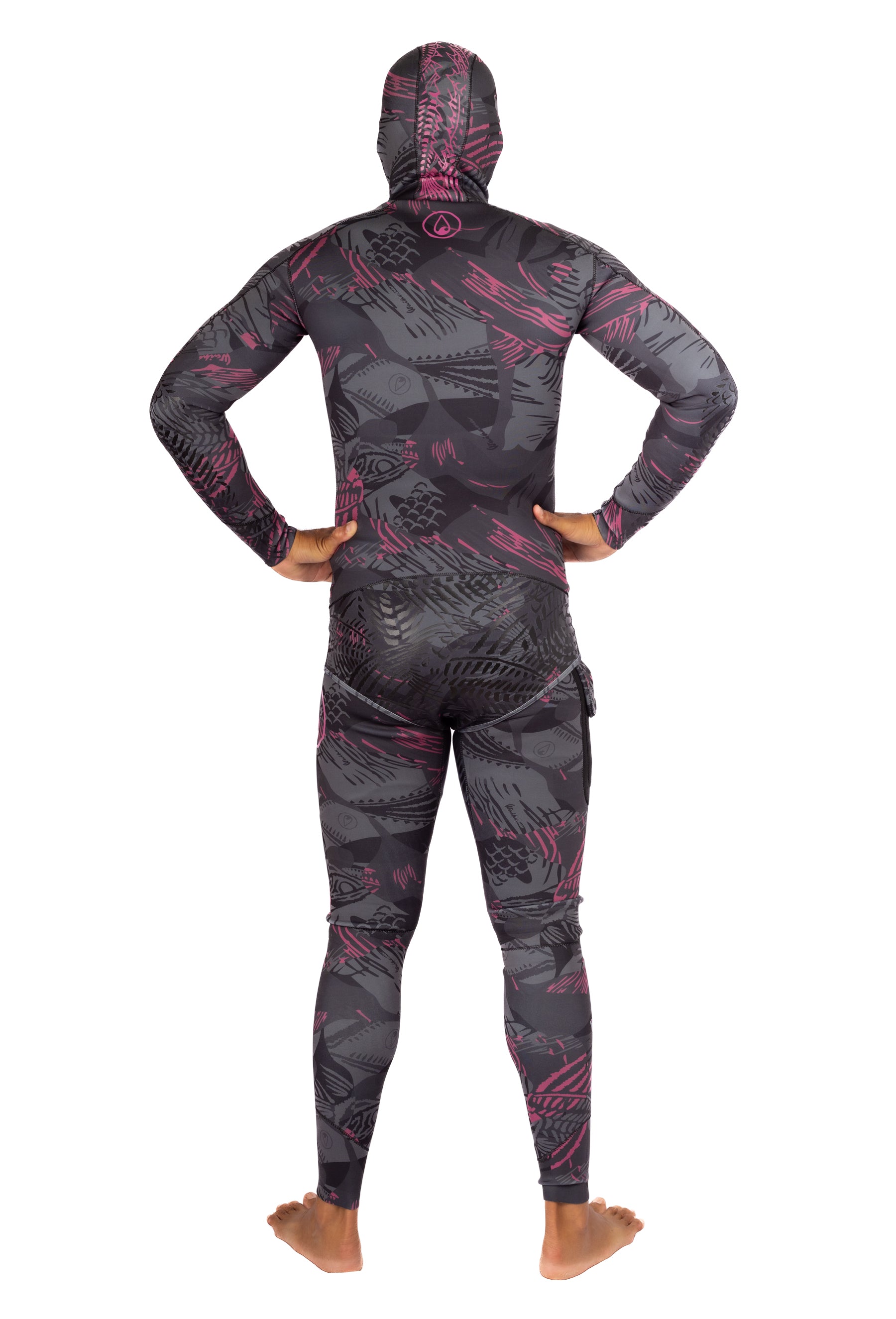Men's Pink Fishbone Spearfishing 1.5mm Wetsuit – WAIHANA