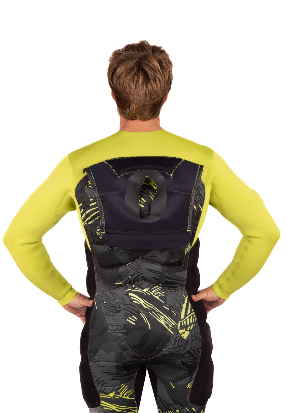 Défroisseur vapeur 5/4 à effet arêtes de poisson pour homme, citron vert