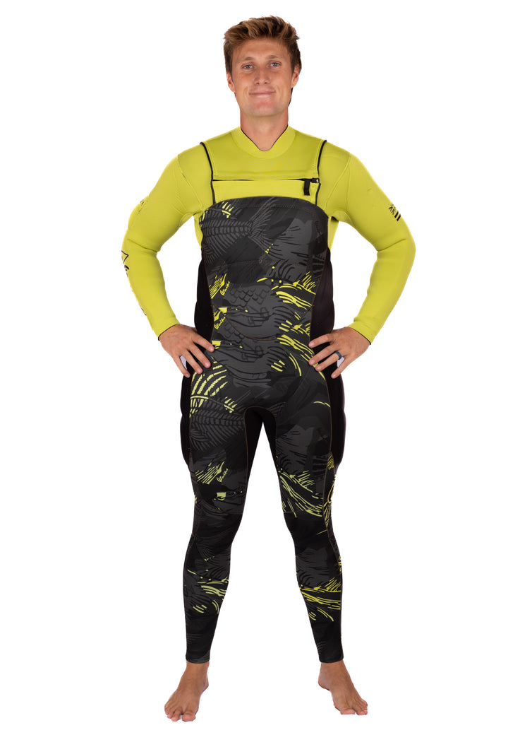 Défroisseur vapeur 5/4 à effet arêtes de poisson pour homme, citron vert