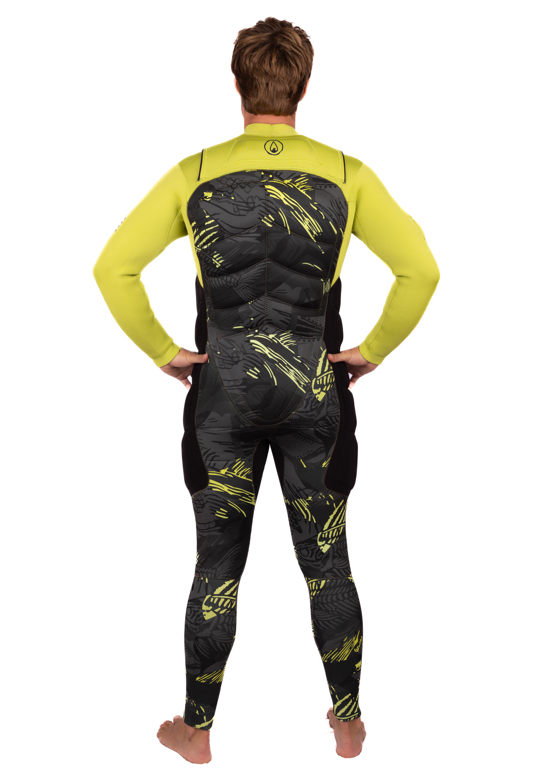 Défroisseur vapeur 5/4 à effet arêtes de poisson pour homme, citron vert