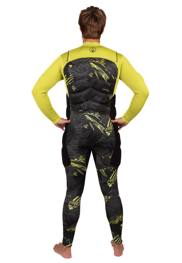 Défroisseur vapeur 5/4 à effet arêtes de poisson pour homme, citron vert