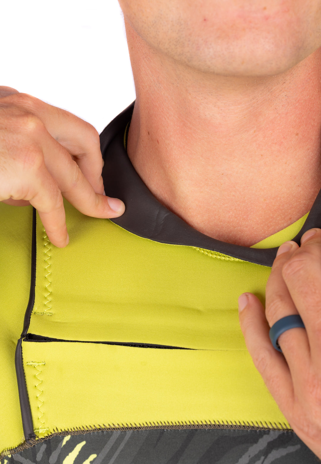 Défroisseur vapeur 5/4 à effet arêtes de poisson pour homme, citron vert