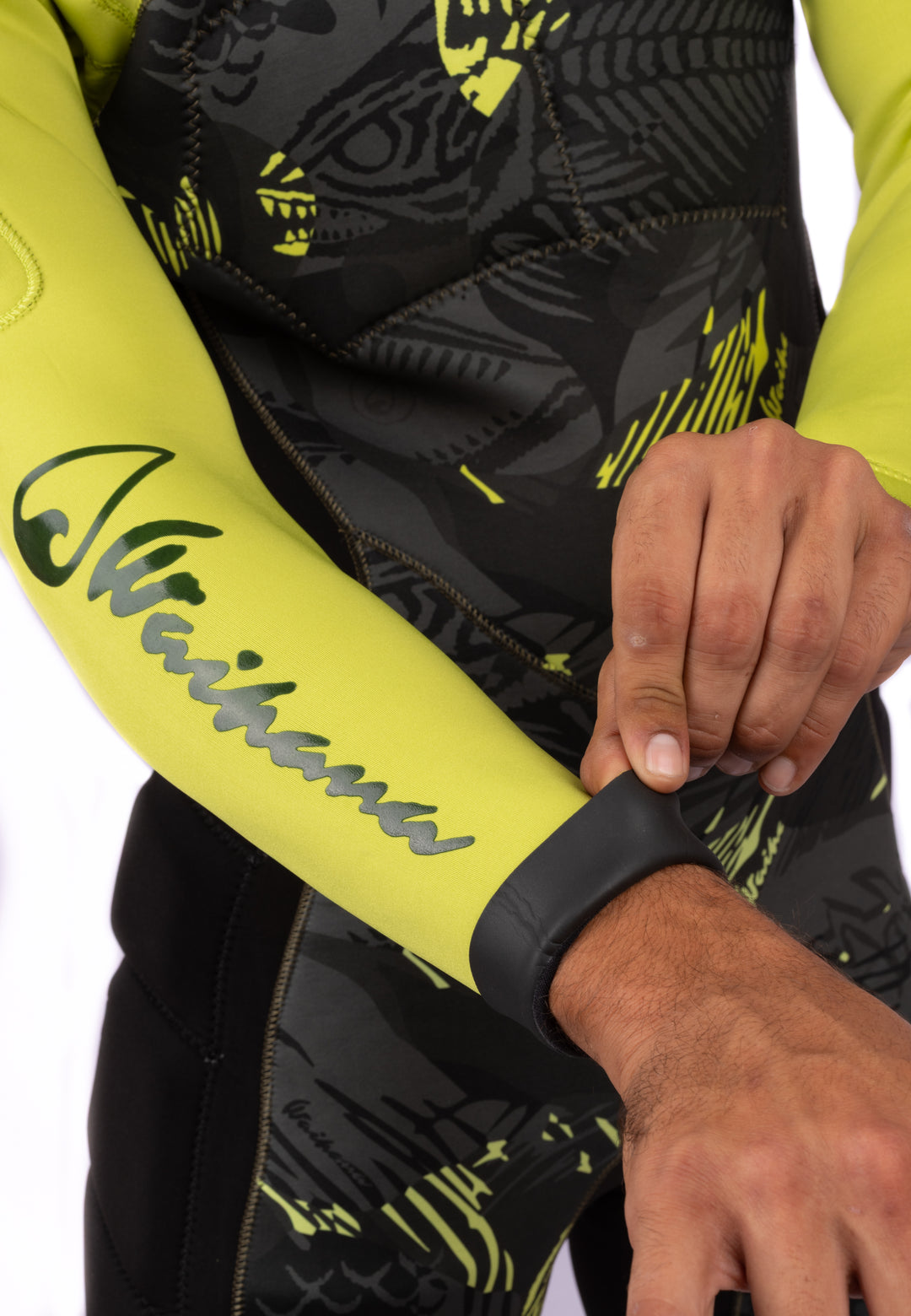 Combinaison de printemps à imprimé arêtes de poisson citron vert pour homme