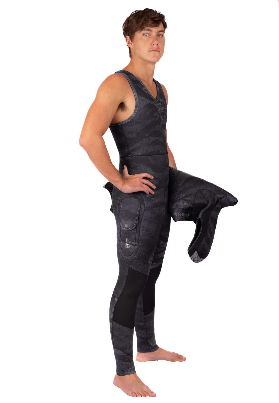 Traje de neopreno Tropicam negro de 7,5 mm para hombre