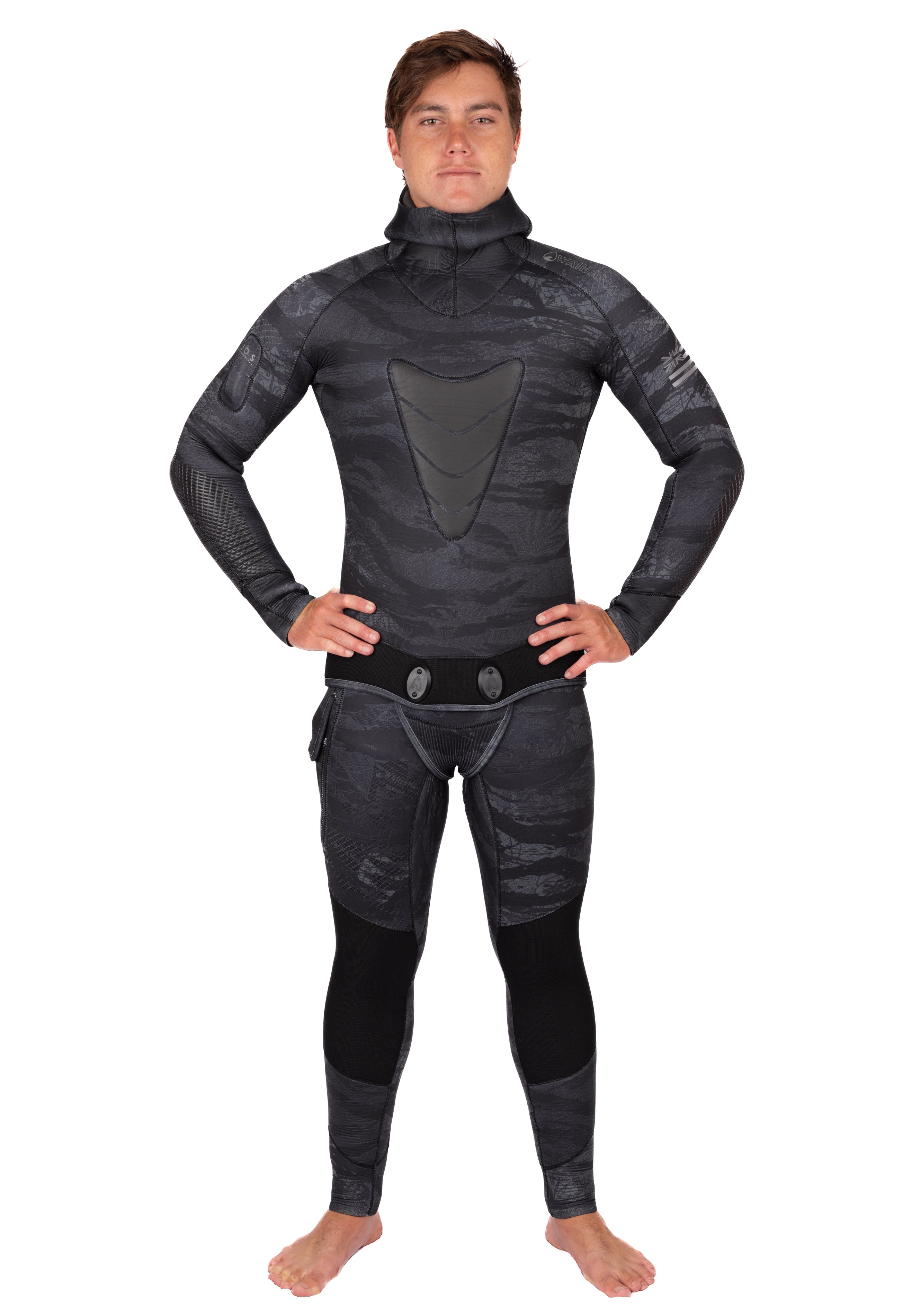 Men's Tropicam Black 7.5mm Wetsuit – WAIHANA