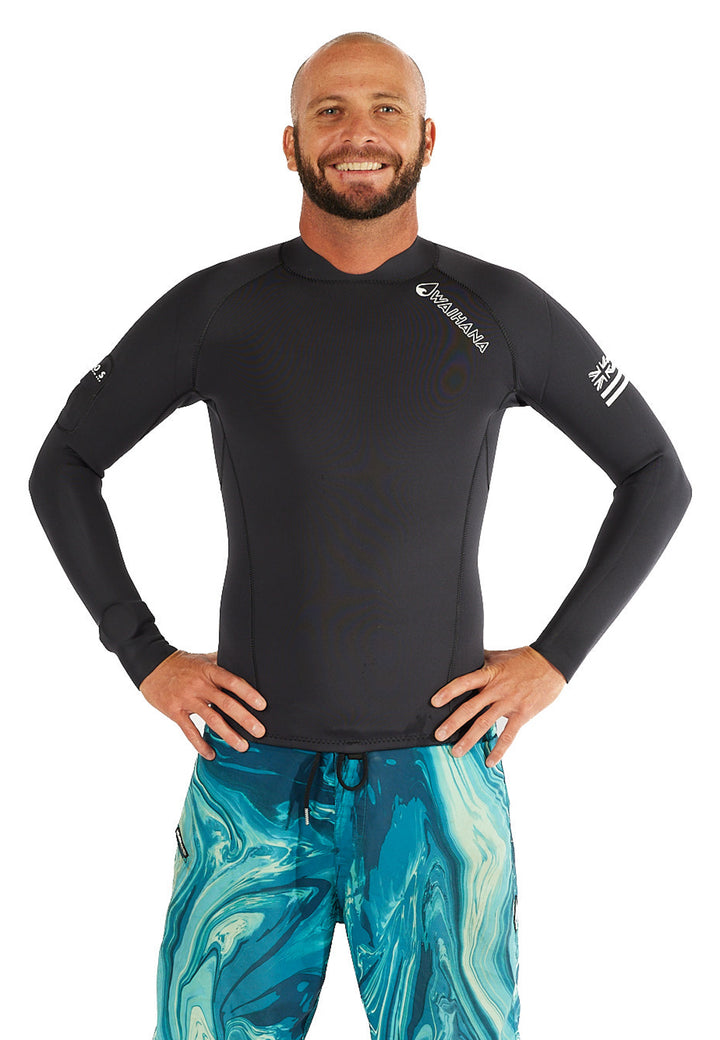 Men's Essentials Rear-zip Surf Top