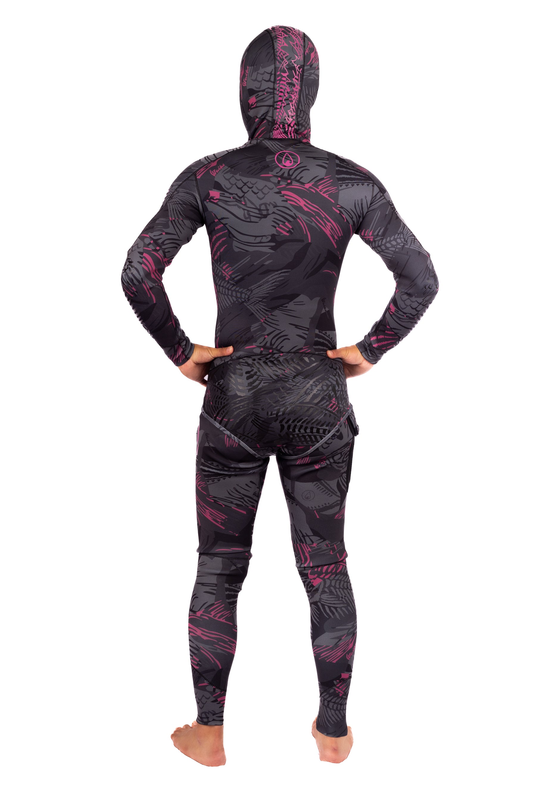 Men's Pink Fishbone Spearfishing 1.5mm Wetsuit – WAIHANA