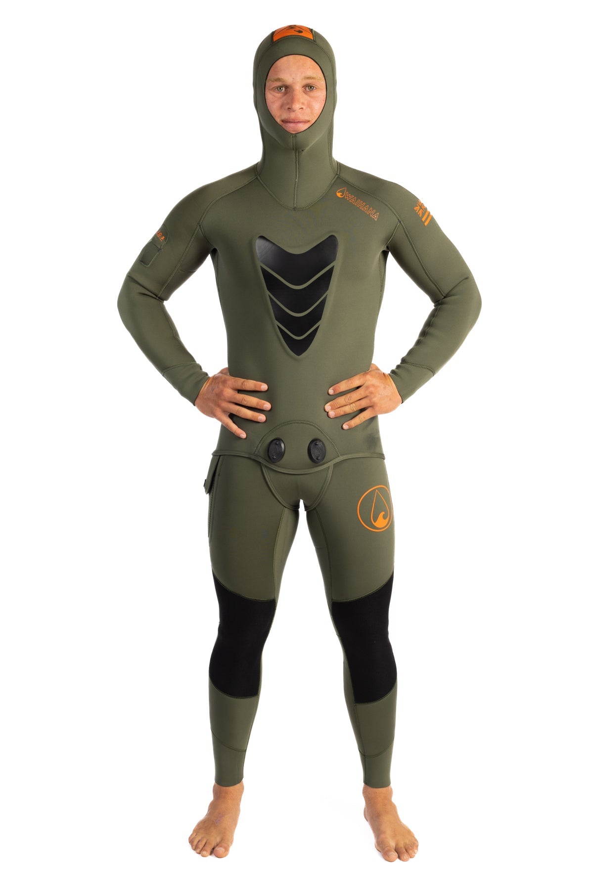 Men's Ranger Green Essentials Pro 3.0mm Wetsuit – WAIHANA