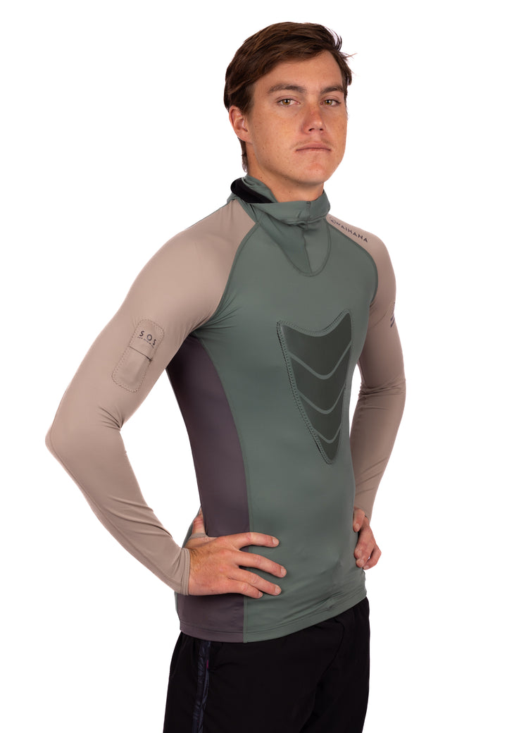 Rashguard con capucha para pesca submarina Terra