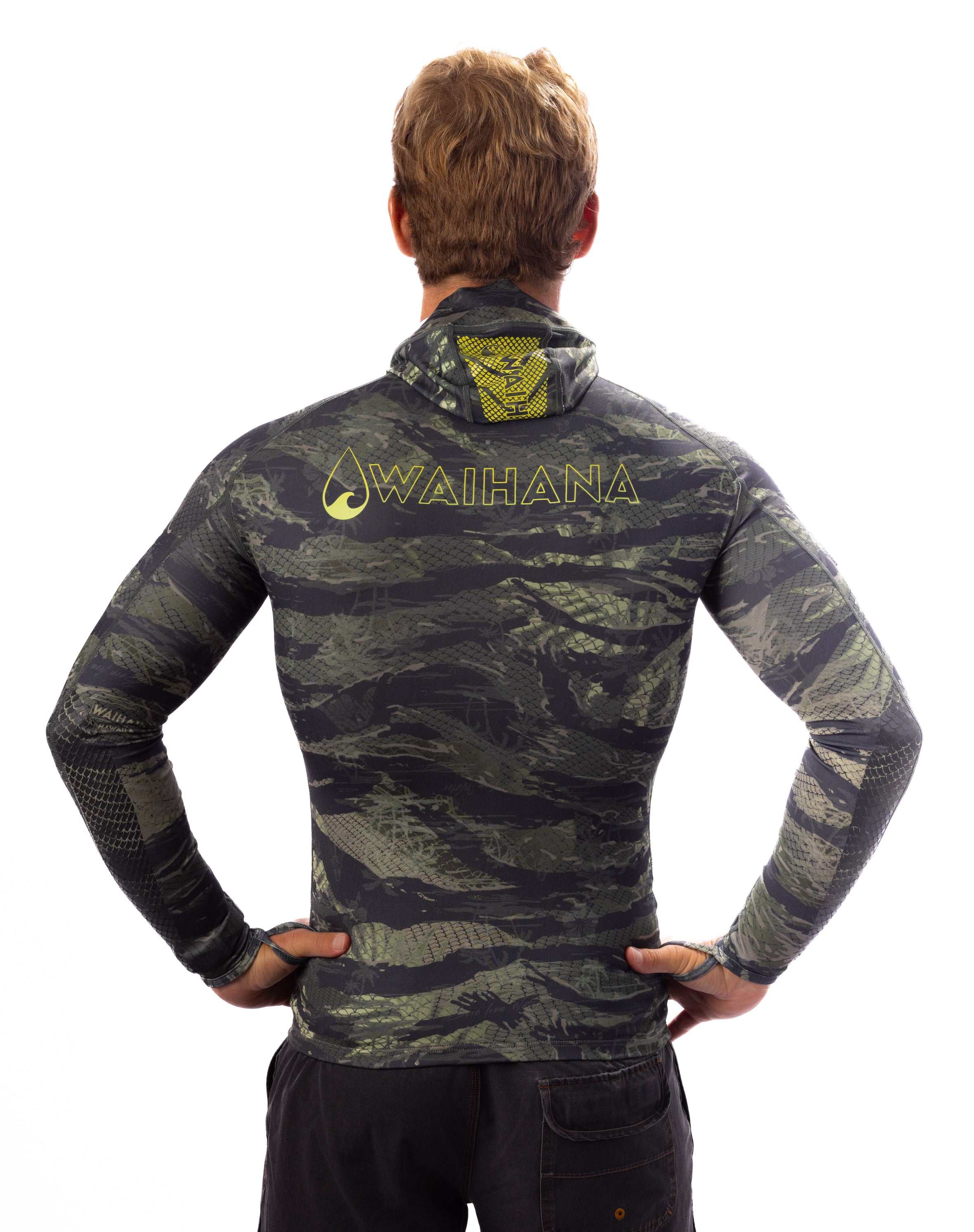 【haruruさま専用】ELASTICATED WAIST RASH GUARD Tropicam Hooded Spearfishing Rashguard – WAIHANA