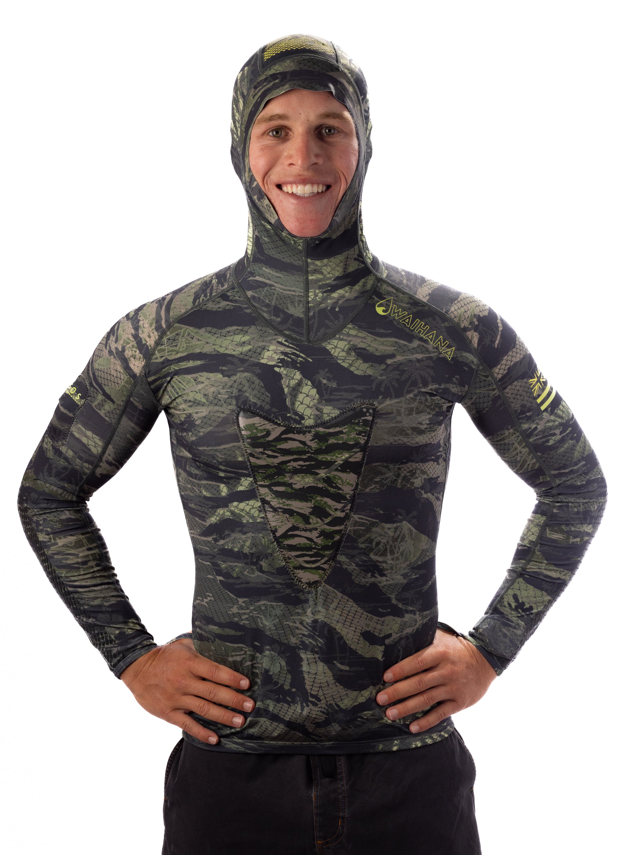 Tropicam Hooded Spearfishing Rashguard – WAIHANA