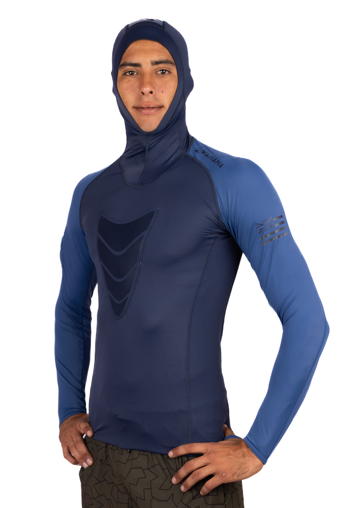 Rashguard con capucha para pesca submarina Vista