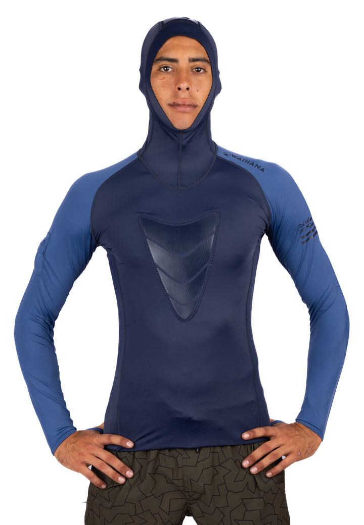 Rashguard con capucha para pesca submarina Vista