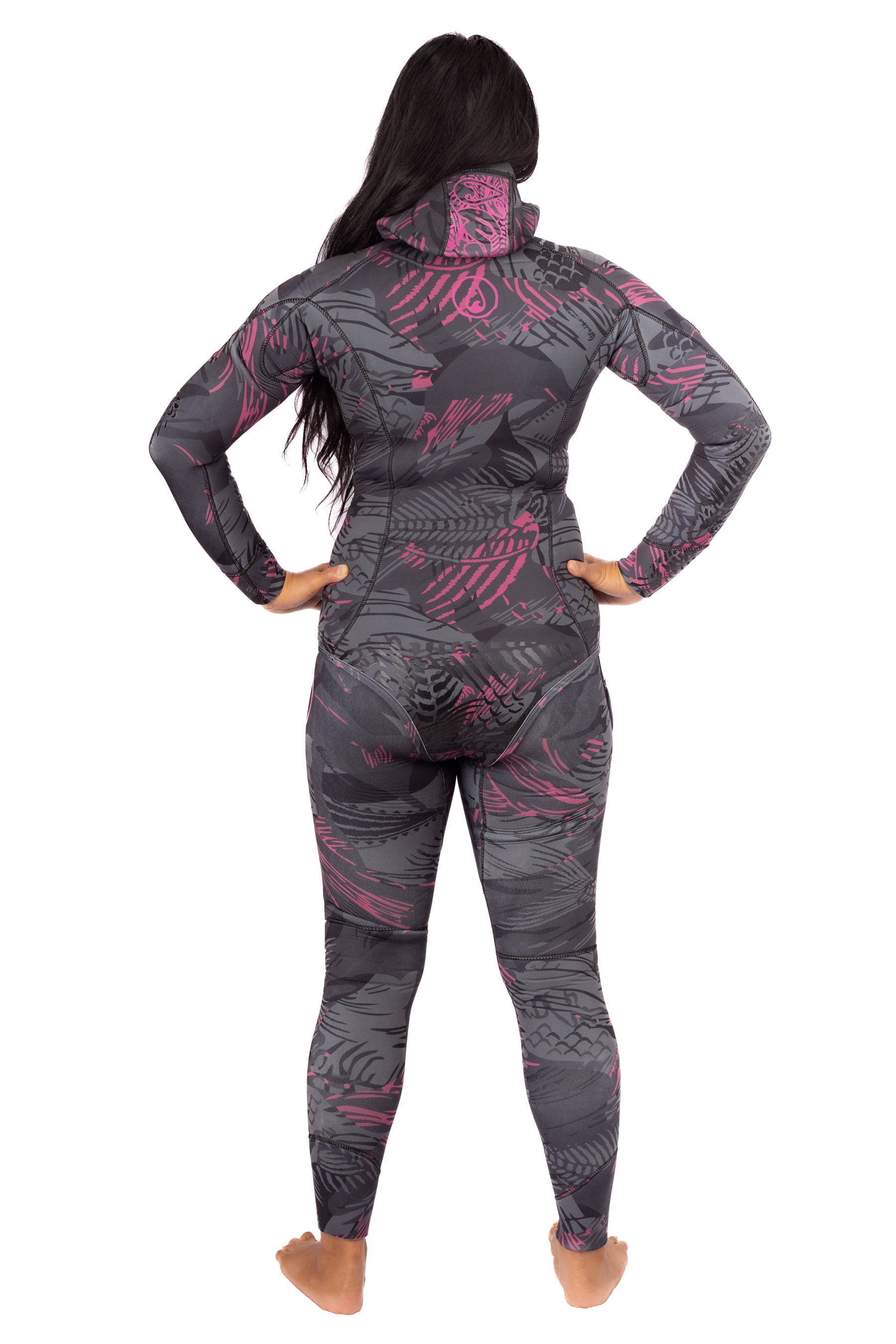 Women's Pink Fishbone Spearfishing 3.5mm Wetsuit – WAIHANA
