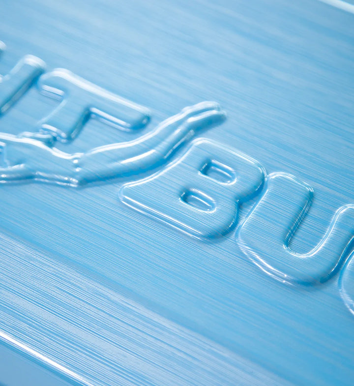 Long Fin Hard Travel Case Blue Lagoon