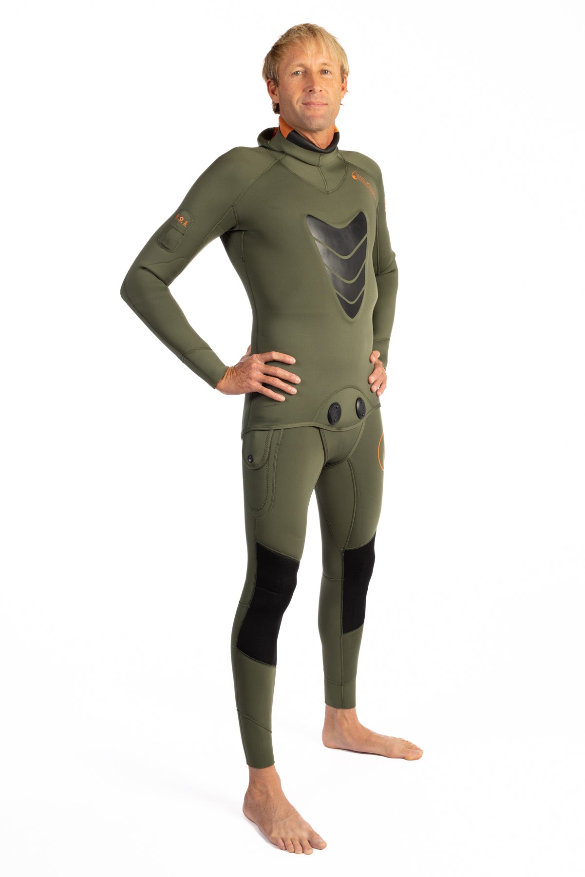 Men's Ranger Green Essentials Pro 5.0mm Wetsuit – WAIHANA